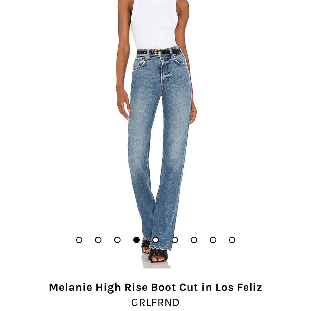 GRLFRND Melanie High Rise Boot Cut Jean